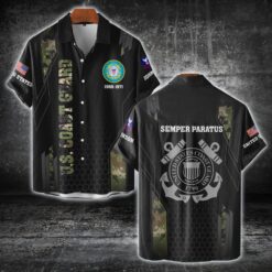 US Coast Guard, E 3 Blue - Short Sleeve Button Shirt