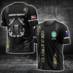 US Coast Guard, Land Of The Free, Because Of The Brave - T-Shirt