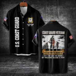 US Coast Guard, Honoring All Who Served - Short Sleeve Button Shirt