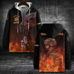 US Army, E 5 Army Sergeant - Zip Hoodie