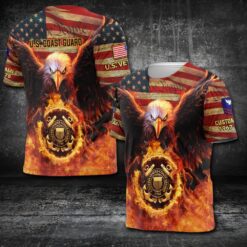 US Coast Guard, Land Of The Free, Because Of The Brave - T-Shirt