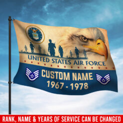 US Air Force , Proud To Have Served - Flying Flag 3×5 Feet(90×150 Cm)