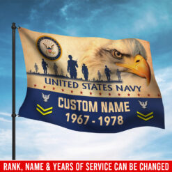 US Navy, Always Courageous - Flying Flag 3×5 Feet(90×150 Cm)