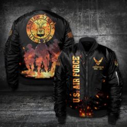 US Air Force , E 7 Air Force Master Sergeant - Bomber Jacket