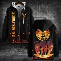 US Air Force , Defender of Freedom - Zip Hoodie