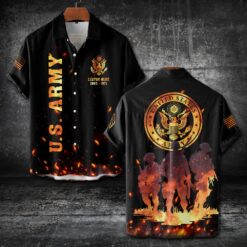 US Army, Served With Pride - Short Sleeve Button Shirt