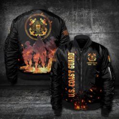 US Coast Guard, Honor The Fallen - Bomber Jacket