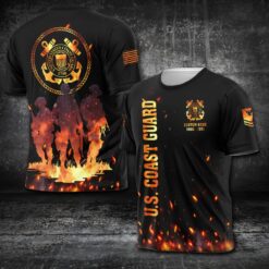 US Coast Guard, Remember - Honor - Respect - T-Shirt