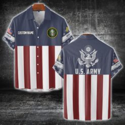 US Army, Honor, Duty, Service - Short Sleeve Button Shirt