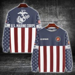 US Marine Corps, Land Of The Free, Because Of The Brave - Sweatshirt