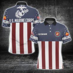 US Marine Corps, E 8 Marines Master Sergeant - Polo Shirt