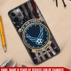 US Air Force, Remember - Honor - Respect - Soft Phone Case