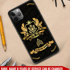 US Army, E 5 Army Sergeant - Soft Phone Case