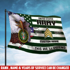 US Army, O 2 Army First Lieutenant - Flying Flag 3×5 Feet(90×150 Cm)