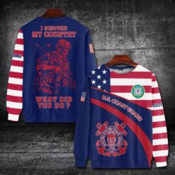 US Coast Guard, E 4 Red - Sweatshirt