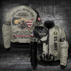 US Army, E 4 Army Specialist - Bomber Jacket
