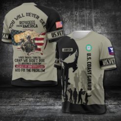 US Coast Guard, E 8 Gold - T-Shirt