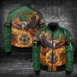 US Army, American By Birth, Veteran By Choice - Bomber Jacket