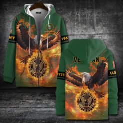 US Army, Freedom Over Fear - Zip Hoodie