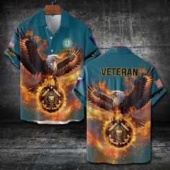 US Coast Guard, Thank a Veteran - Short Sleeve Button Shirt