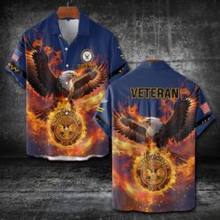 US Navy, E 5 Gold - Short Sleeve Button Shirt