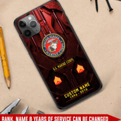 US Marine Corps, Proud To Have Served - Soft Phone Case
