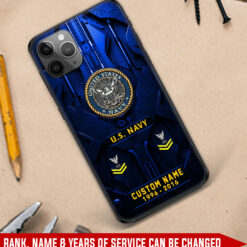 US Navy, Duty, Honor, Country - Soft Phone Case