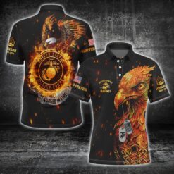 US Marine Corps, O 2 Marines First Lieutenant - Polo Shirt