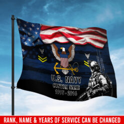 US Navy, Always Courageous - Flying Flag 3×5 Feet(90×150 Cm)
