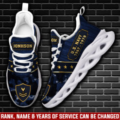 US Navy, Always Remember, Never Forget - Max Soul Shoes