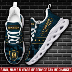 US Coast Guard, Duty, Honor, Country - Max Soul Shoes