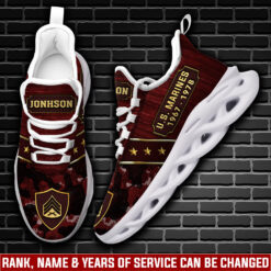 US Marine Corps, American By Birth, Veteran By Choice - Max Soul Shoes