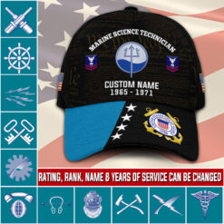 Coast Guard Rating, E 3 Blue - Classic Cap