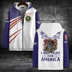 US Army, O 6 Army Colonel - Zip Hoodie