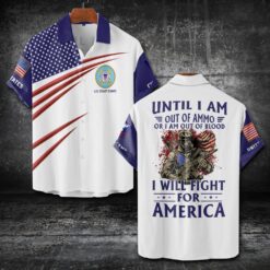 US Coast Guard, Always Remember, Never Forget - Short Sleeve Button Shirt