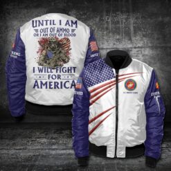 US Marine Corps, Proud Veteran - Bomber Jacket