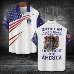 US Air Force , Aim High … Fly-Fight-Win - Short Sleeve Button Shirt