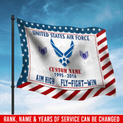 US Air Force , Honor, Duty, Service - Flying Flag 3×5 Feet(90×150 Cm)