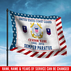 US Coast Guard, Born Ready - Flying Flag 3×5 Feet(90×150 Cm)