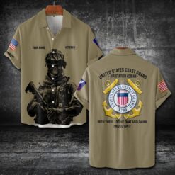 US Coast Guard, Second To None - Short Sleeve Button Shirt