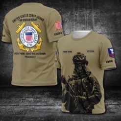 US Coast Guard, E 2 Blue - T-Shirt