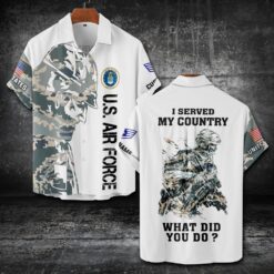 US Air Force , E 2 Air Force Airman - Short Sleeve Button Shirt