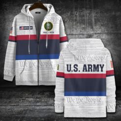 US Army, E 3 Army Private First Class - Zip Hoodie