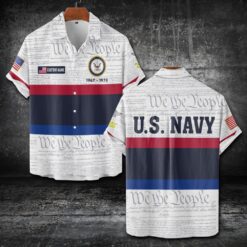 US Navy, Remember - Honor - Respect - Short Sleeve Button Shirt
