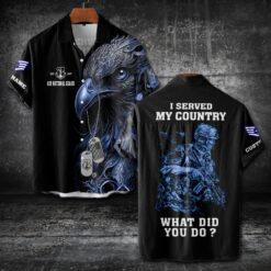 Air National Guard, No One Gets Left Behind - Short Sleeve Button Shirt