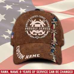 US Coast Guard, Land Of The Free, Because Of The Brave - Classic Cap