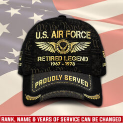 US Air Force, Honor The Fallen - Classic Cap