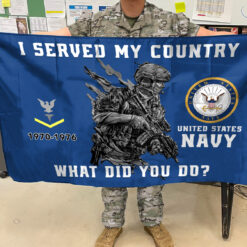 US Navy Flying Flag - THFCustom24092301 - 3×5 Feet(90×150 Cm)