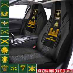 Army Branch, W 2 Army Chief Warrant Officer 2 - Car Seat Covers