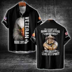 US Marine Corps, Honor The Fallen - Short Sleeve Button Shirt